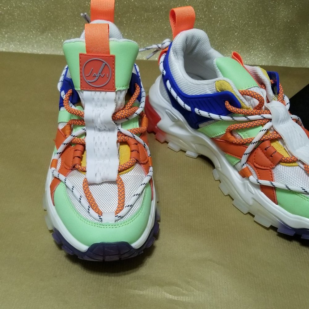 Javi Edge Orange Men Sneakers